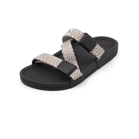 MAZE.GRID Sandalen, Taupe