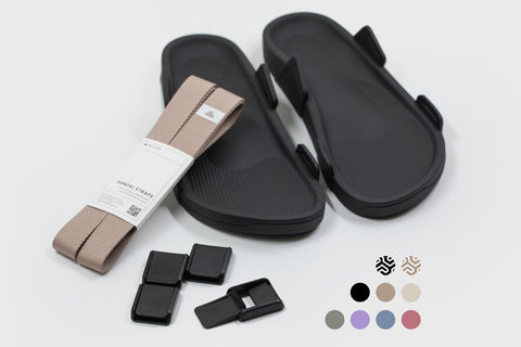 RESLIDES Sandalen Set - auseinandergebaut - im Baukastensystem